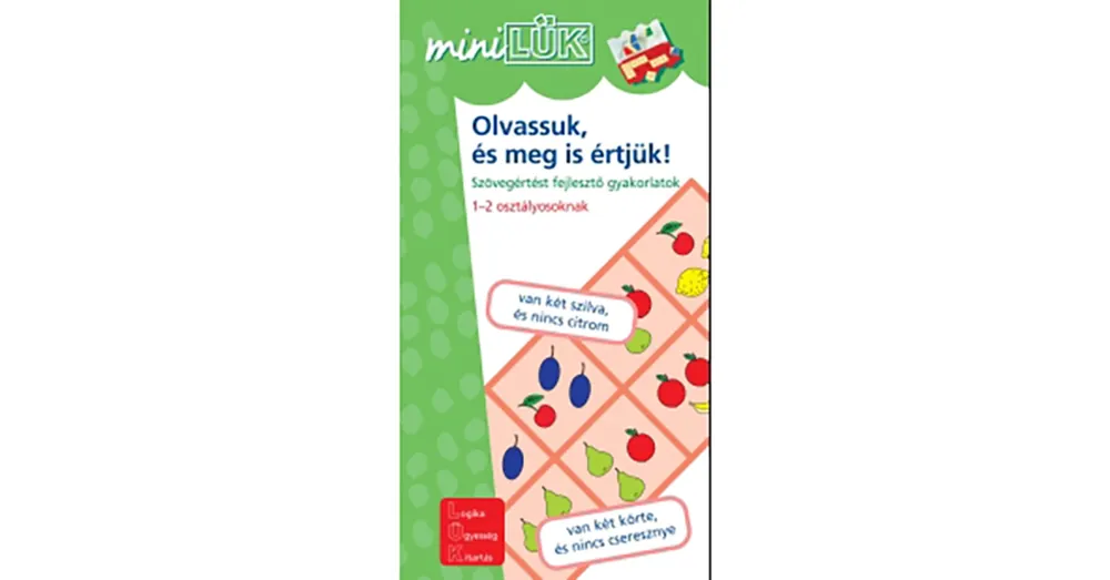 Olvassuk és meg is értjük Lük Mini Kihagyhatatlan ajánlat