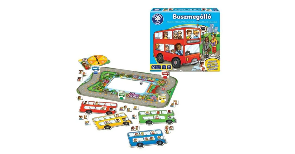 Buszmegálló - Bus Stop - társasjáték Orchard Toys Gyors szállítás