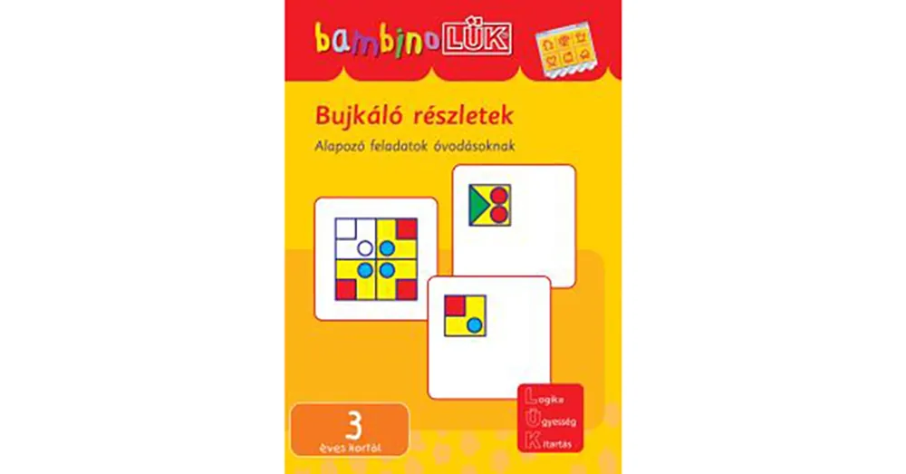 Bujkáló részletek Lük Bambino füzet Korlátozott ajánlat