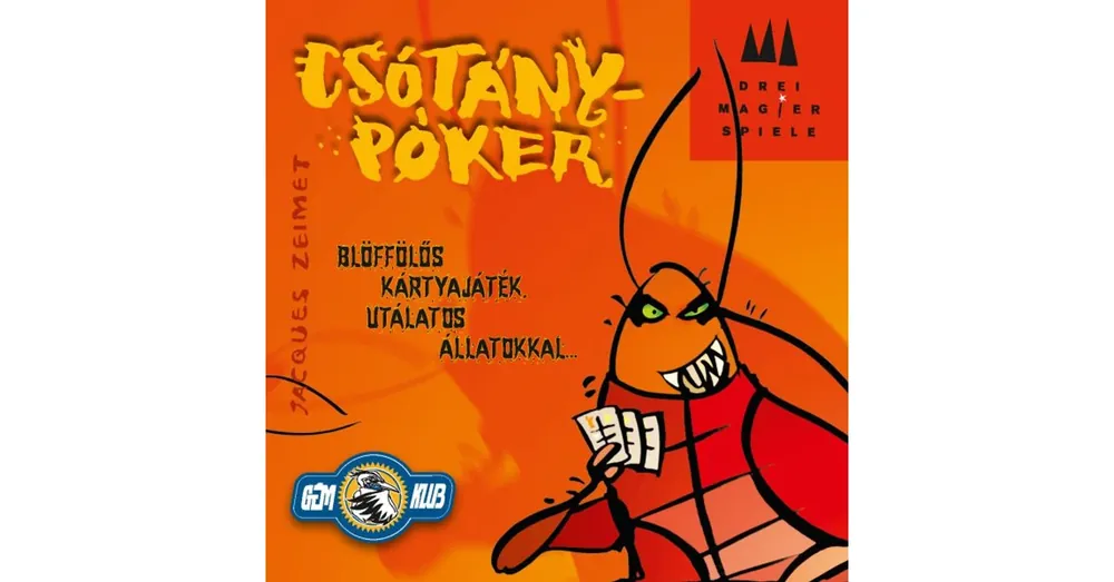 Csótánypóker blöffölős, vicces kártyajáték Gyors kiszállítás