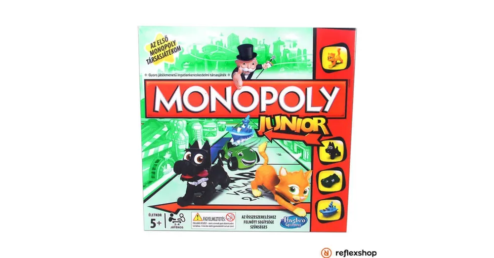 Biztonságos fizetés Monopoly Junior társasjáték