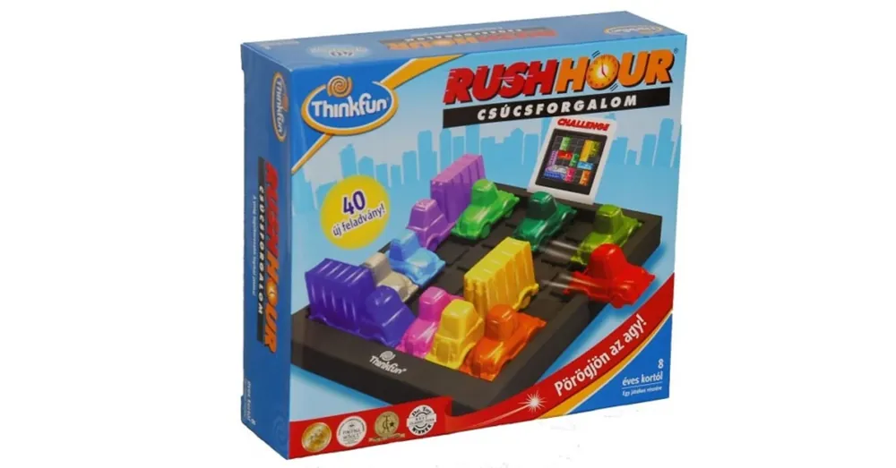 Thinkfun Rush Hour - Csúcsforgalom társasjáték - magyar kiadás Biztonságos fizetés