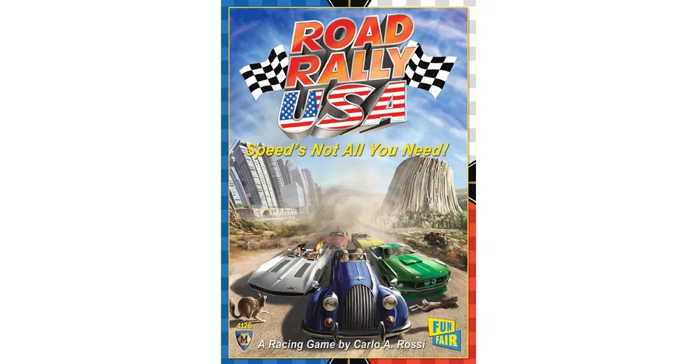 Road Rally USA társasjáték, angol nyelvű Exkluzív ajánlat