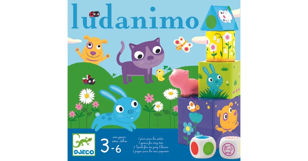 Djeco Ludanimo - 3 társasjáték a kicsiknek Gyors szállítás