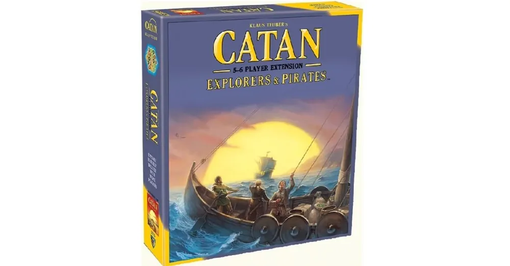 Nézd meg most Catan - Explorers and Pirates, 5-6 fős kiegészítő angol nyelvű társasjáték