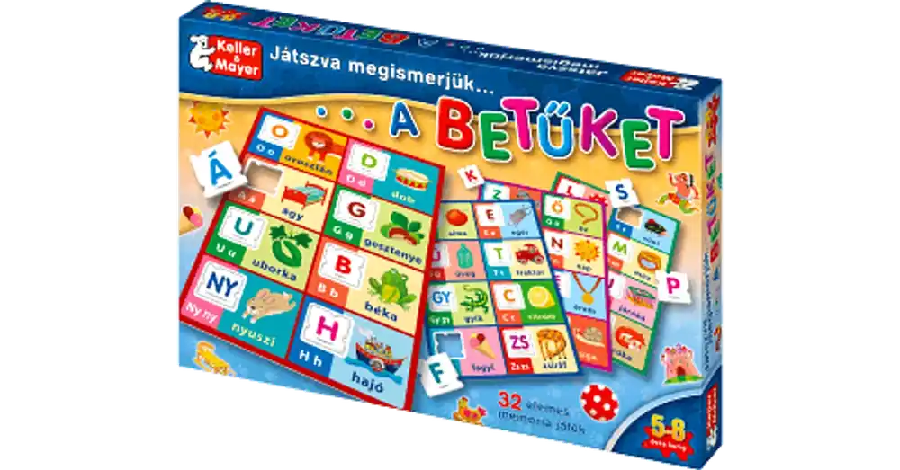 Játszva megismerjük a betűket társasjáték Vedd meg online