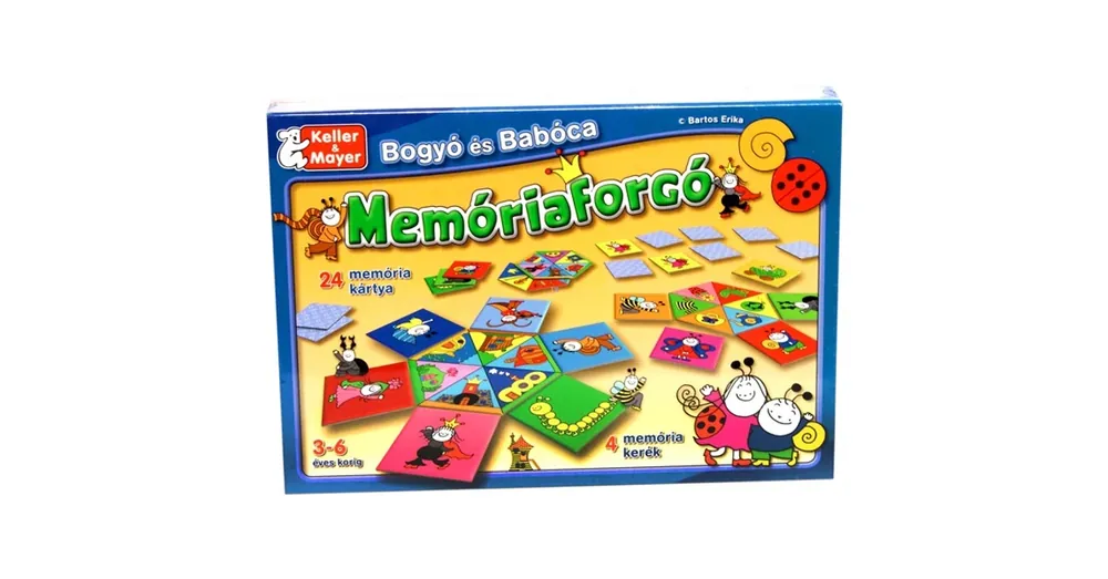 Bogyó és Babóca Memóriaforgó társasjáték Azonnal elérhető