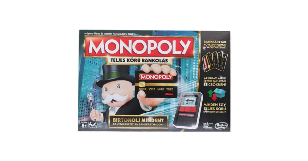 Vásárlói kedvenc Monopoly teljes körű bankolás 2015 társasjáték