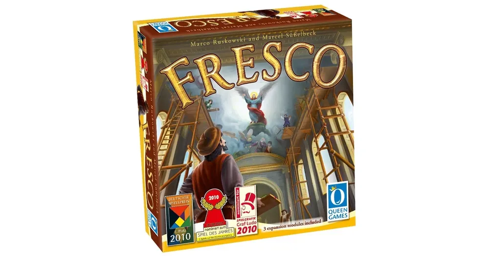 Queen Games Fresco angol nyelvű társasjáték Árcsökkenés