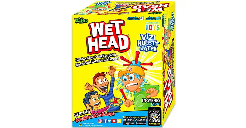 Wet Head - vízirulett társasjáték Korlátozott ajánlat