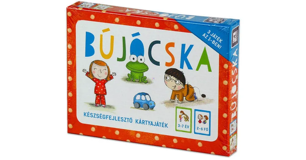 Újdonság Bújócska készségfejlesztő kártyajáték
