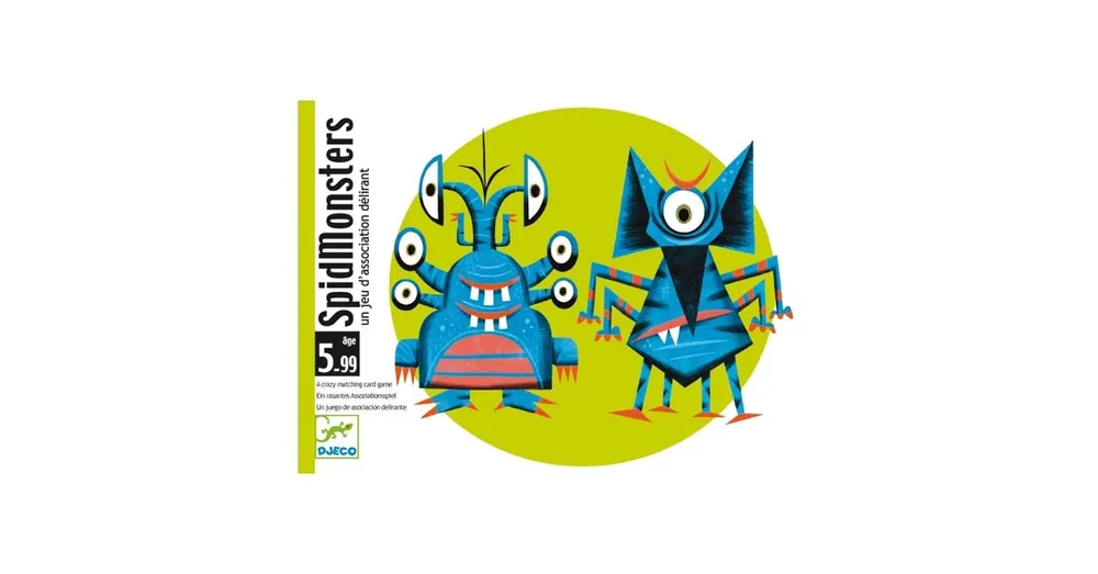 Outlet Djeco - Spidmonsters kártyajáték