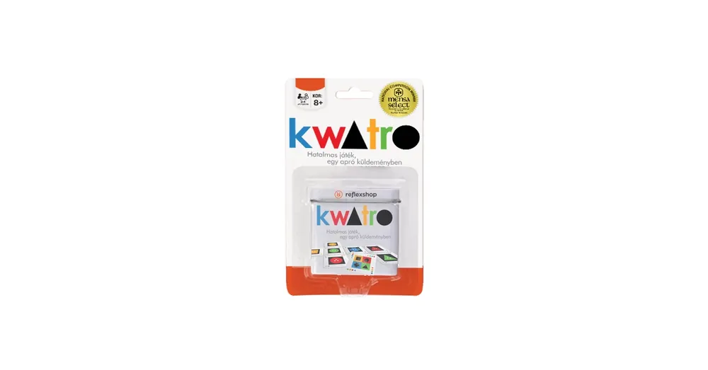 Kwatro társasjáték, blisteres csomagolás Expressz kézbesítés