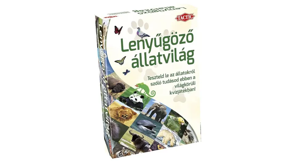 Biztonságos fizetés Lenyűgöző állatvilág társasjáték