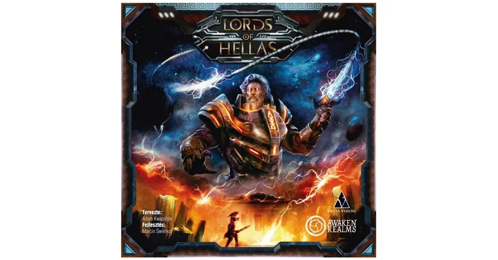 Szuper akció Lords of Hellas társasjáték, magyar nyelvű változat