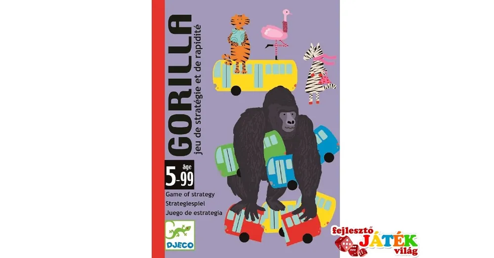 Biztonságos fizetés Djeco - Gorilla kártyajáték