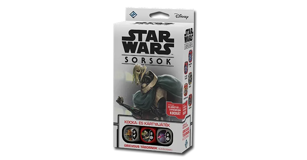 Biztonságos fizetés Star Wars Sorsok társasjáték - Grievous tábornok kezdőcsomag