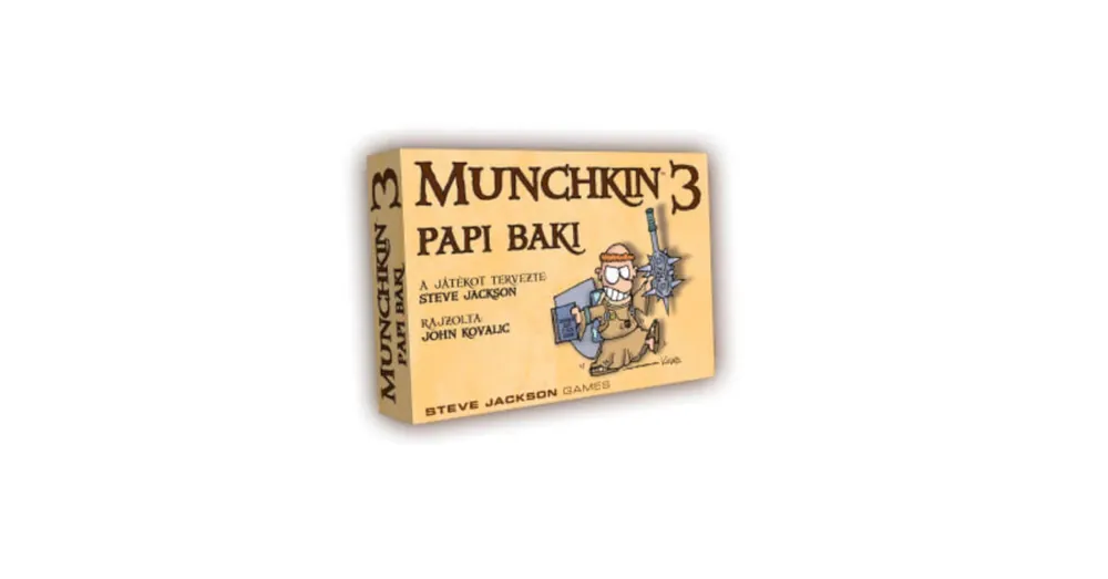 Bestseller Munchkin 3 társasjáték - Papi Baki kiegészítő