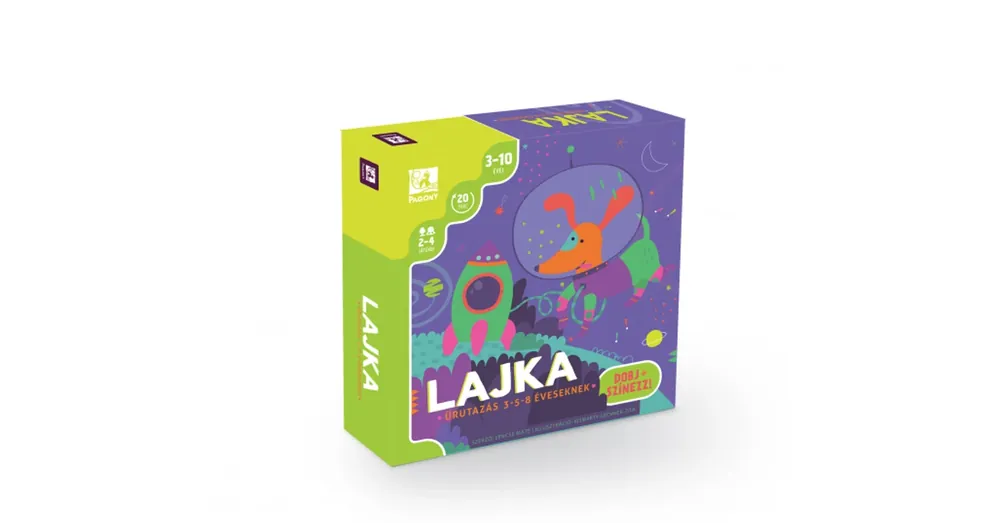 Vedd meg most Lajka – Űrutazás 3-5-8 éveseknek társasjáték