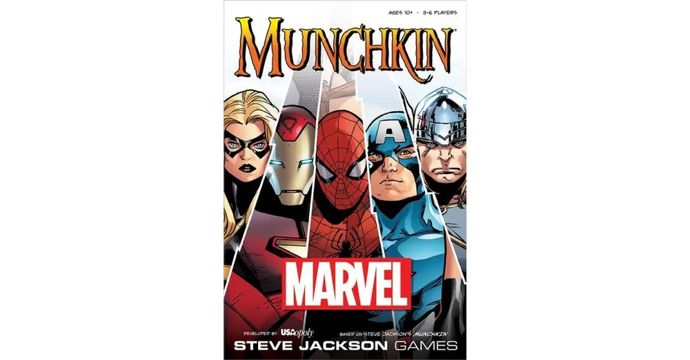 Szuper akció Munchkin Marvel társasjáték, angol nyelvű