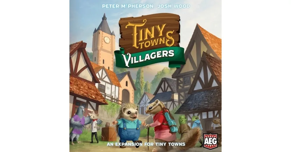 Tiny Towns társasjáték Villagers kiegészítő, angol nyelvű Gyors kiszállítás