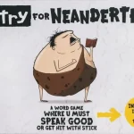 Akció Poetry for Neanderthals társasjáték, angol nyelvű