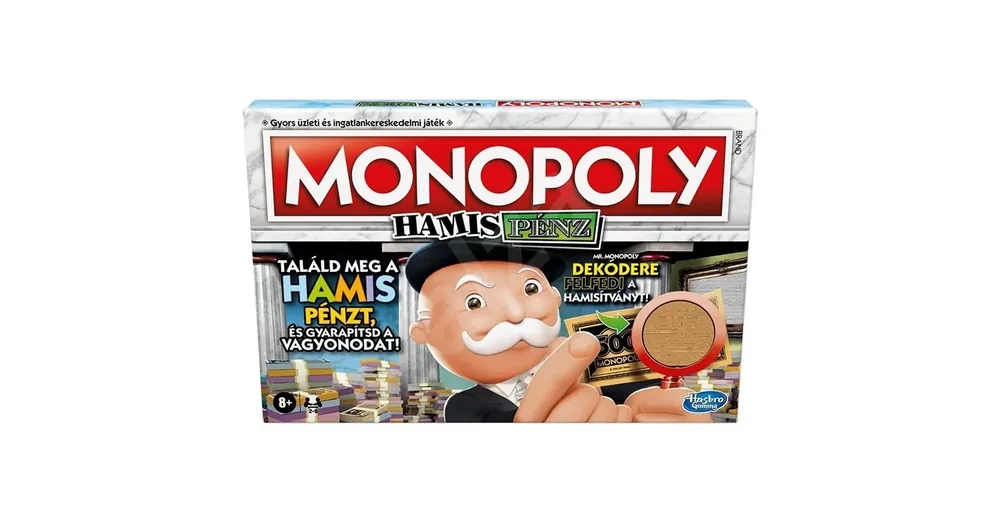 Azonnal elérhető Monopoly Hamis Pénz társasjáték