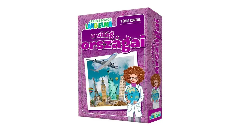 Akció Professzor Láng Elma, A Világ országai társasjáték