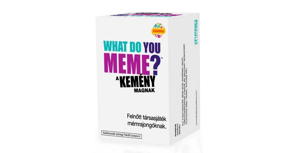 Alacsony ár WDYM, WHAT DO YOU MEME? A KEMÉNY MAGNAK társasjáték