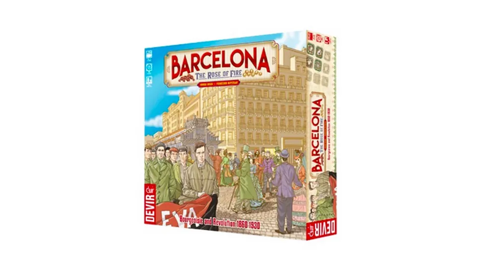 Expressz szállítás Barcelona the Rose of Fire, angol nyelvű társasjáték