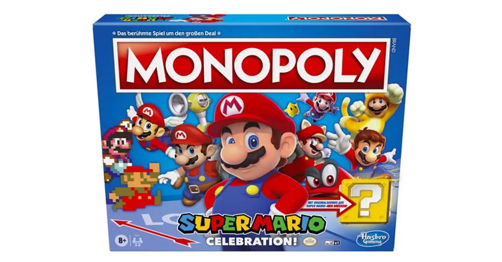 Alacsony ár Monopoly Super Mario Celebration társasjáték, angol nyelvű