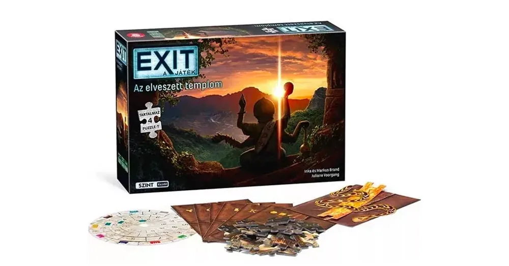 Gyors szállítás EXIT - A játék + Puzzle 1 Az elveszett templom társasjáték