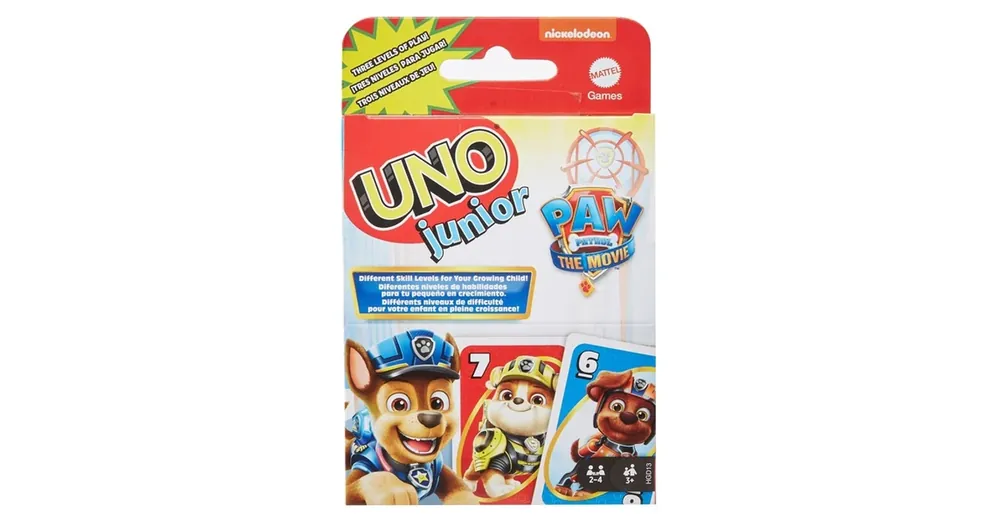 Újdonság Mattel Junior UNO kártya - Mancsőrjárat kiadás