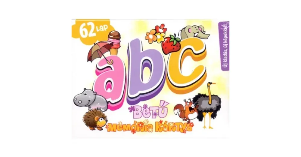 ABC betű memóriakártya Különleges ajánlat