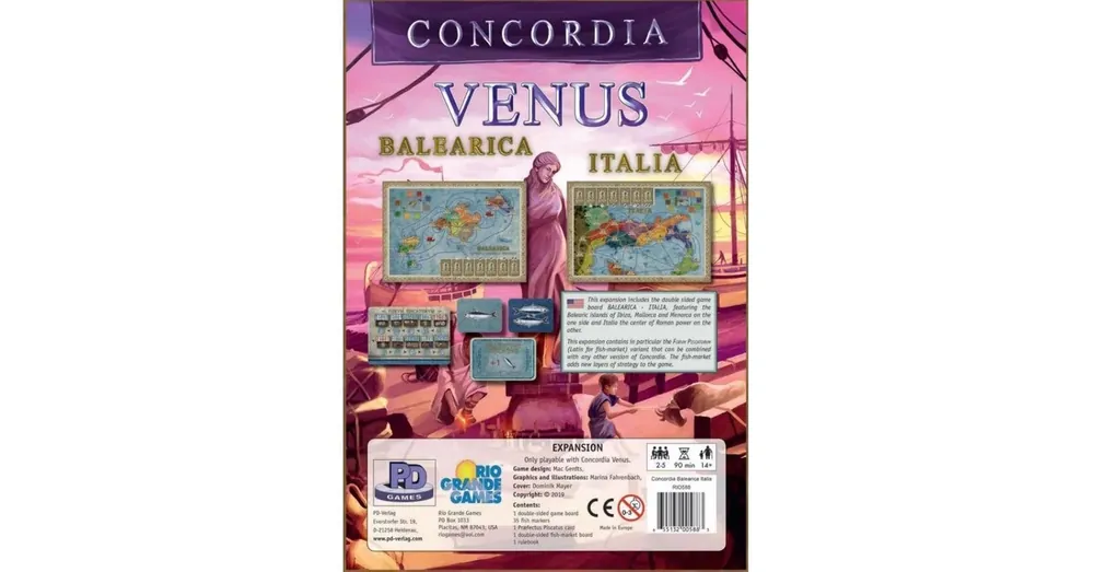 Concordia Balearica/Italia, angol nyelvű társasjáték Akciós ár
