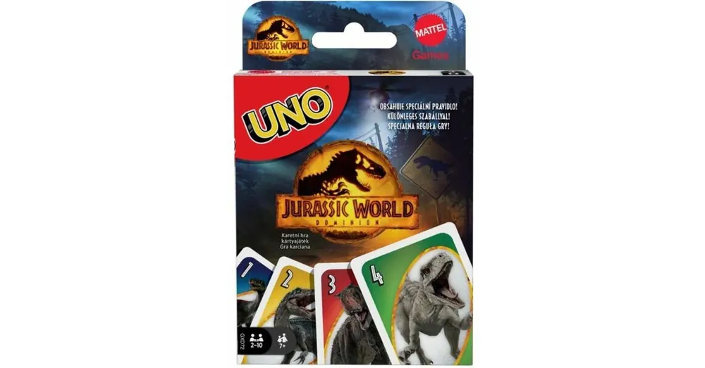 Jurassic World 3 UNO kártya Gyors kiszállítás
