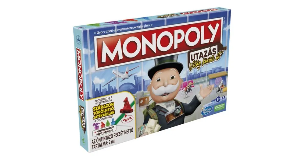 Gyors kiszállítás Monopoly Utazás - Világ körüli út társasjáték