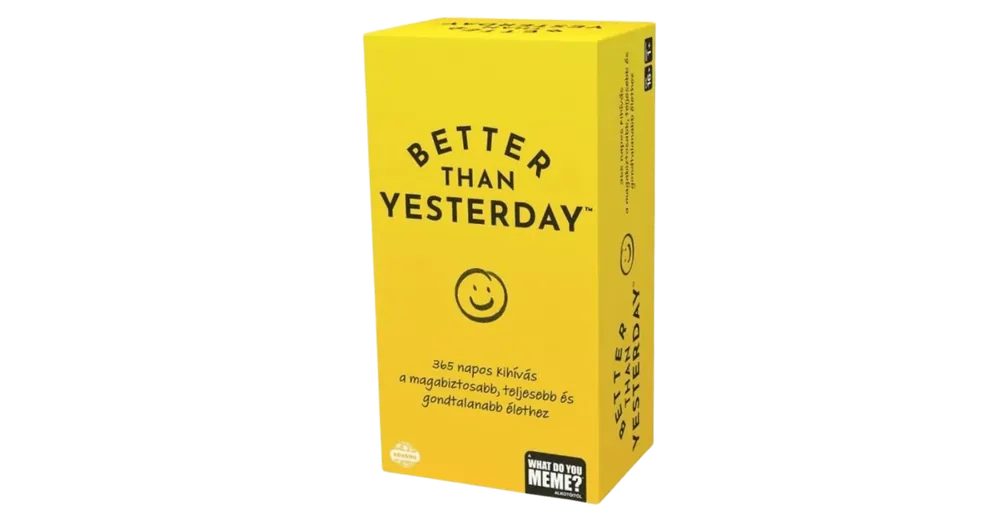 Szuper ajánlat WDYM - Better Than Yesterday motivációs társasjáték