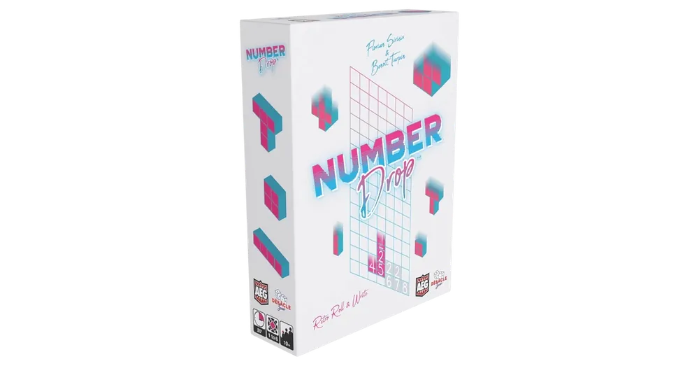 Number Drop társasjáték, angol nyelvű Olcsó