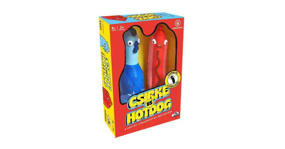 Gyors kiszállítás Csirke vs. Hotdog társasjáték