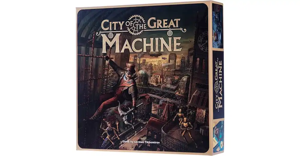 City of the Great Machine társasjáték, angol nyelvű Csak ma