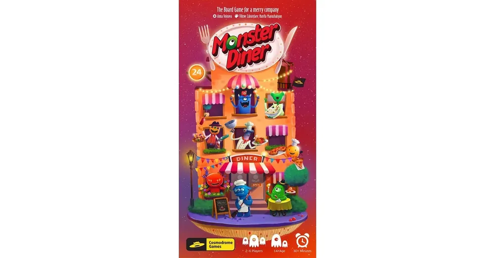 Monster diner társasjáték, multinyelvű Vedd meg most