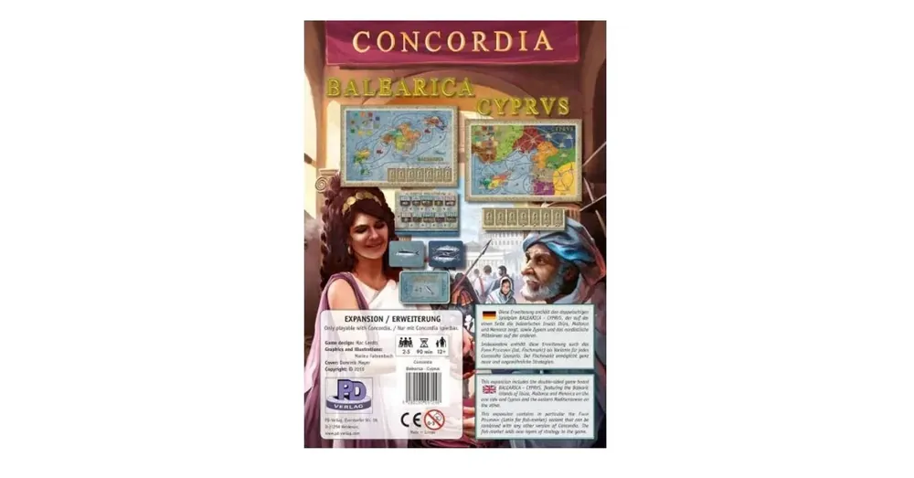 Concordia Balearica/Cyprus angol nyelvű társasjáték kiegészítő Gyors szállítás