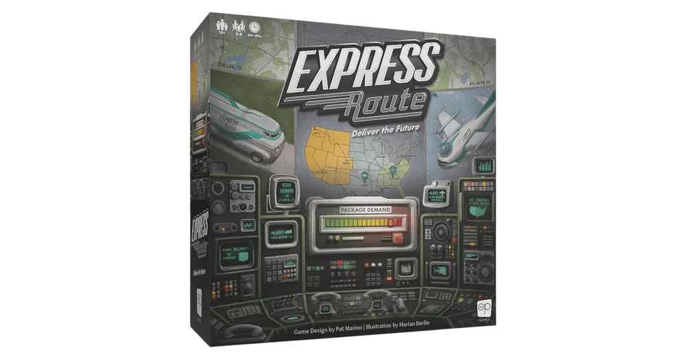 Népszerű Express Route társasjáték, angol nyelvű