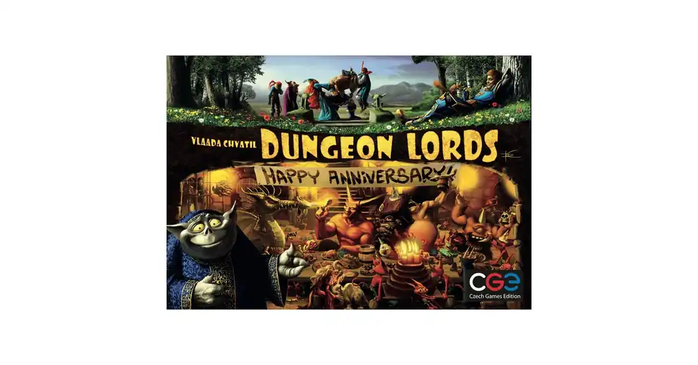 Biztonságos fizetés Dungeon Lords Happy Anniversary! angol nyelvű társasjáték