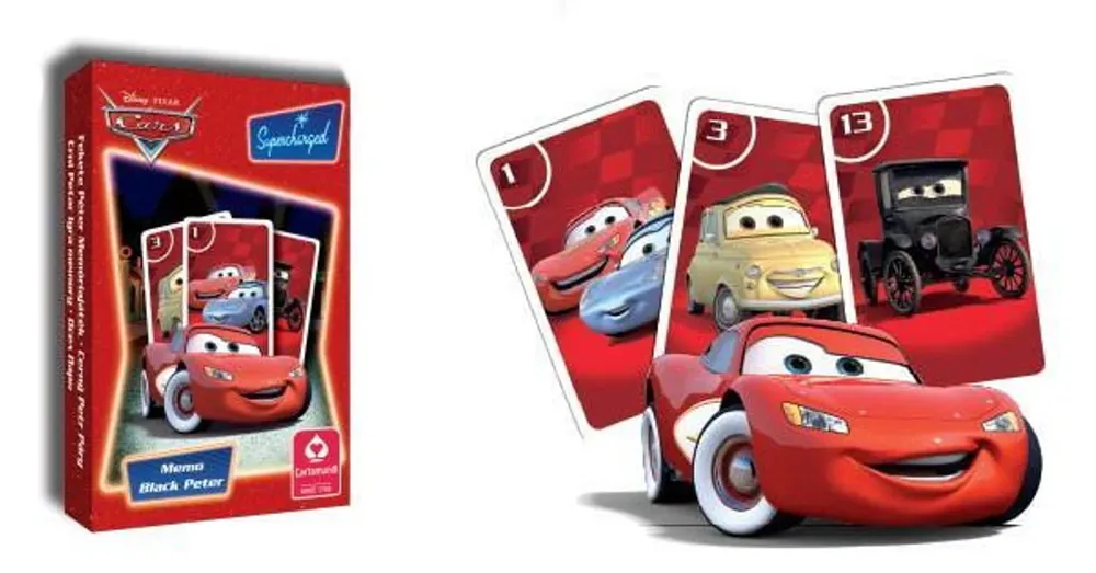 CARS MINI Fekete Péter és memória kártya Korlátozott ajánlat