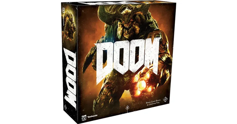 Szuper akció Doom társasjáték második kiadás, angol nyelvű