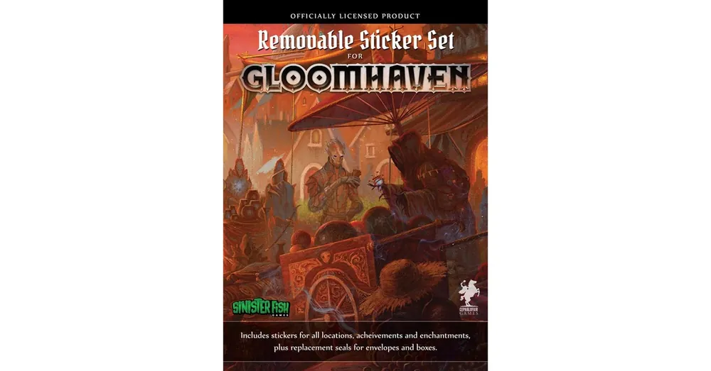 Gloomhaven társasjáték matrica szett Ajánlat