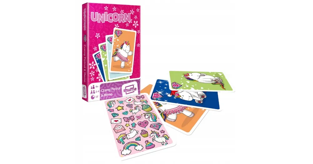 Happy Unikornis MINI Fekete Péter és memória kártyajáték Akciós ár