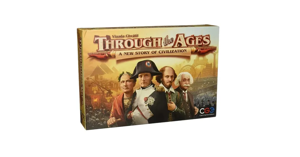 Rendeld meg most Through the Ages A New Story of Civilization társasjáték, angol nyelvű